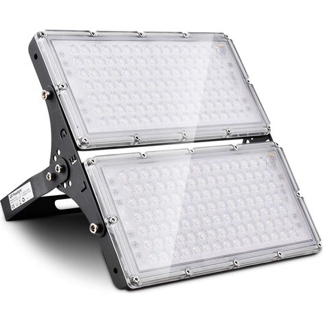 200W Projecteur LED 20000lm Eclairage de Sécurité Imperméable IP65 6500K Blanc froid, Spot LED Extérieur pour éclairage public, Garage, Couloir, Jardin (1/5)