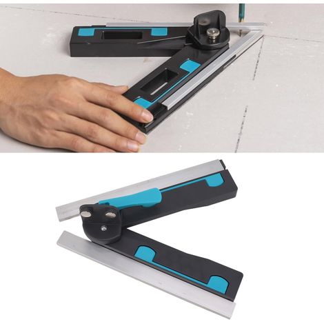 Jauges d'onglet précises pour scies à onglets : un outil de mesure combiné avec un joint pyramidal. (1/5)