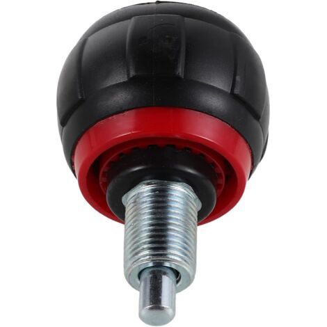 BUNTHAUS Goupille à Ressort Noire et Rouge pour Vélo D’Exercice – Bouton de Verrouillage Rotatif Sphérique – Pièce Détachée Réglable pour Équipements de Fitness et Machines D’entraînement
