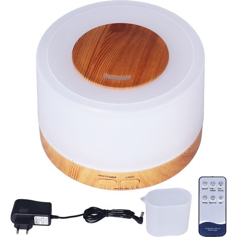 Diffuseur d'arômes 500 ml avec télécommande, boîtier ABS, spray coloré, humidificateur de parfum pour la maison, prise 100-240 V. (1/5)