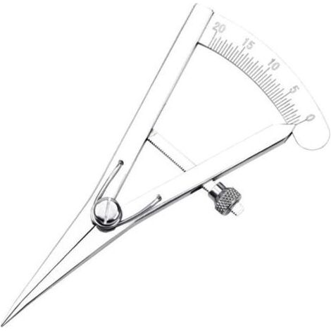Compas en Cuir À Aile Réglable, Outil De Bricolage en Cuir, Jauge De Marquage Réglable, D'outil Compas De Dessin À Tracer Compas Professionnel pour Menuisier/Dessin/Travail du Cuir (1/4)