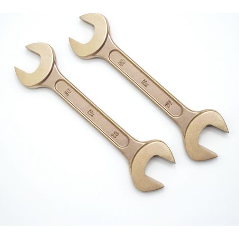 Llave de boca doble antiexplosiva de bronce de aluminio 50 x 55 mm (1/5)