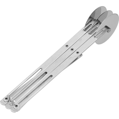 Lot de 3 coupe-pizza roulettes en inox, coupe-pâte, découpeur à pizza roulant, outil de boulangerie (1/5)