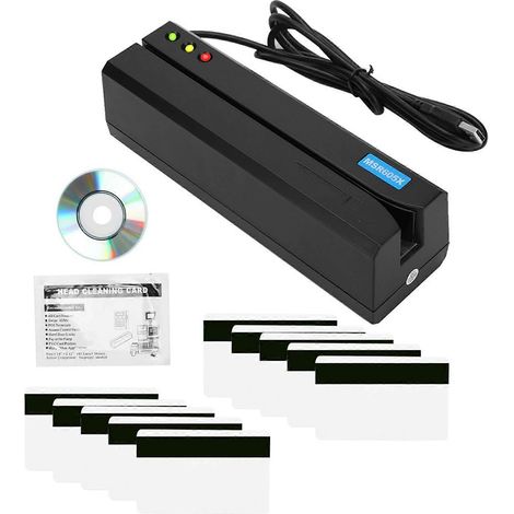MSR605X Magnetstreifenkartenleser/-schreiber, LED-Anzeige, 3 Spuren, Magnetstreifen-Encoder (1/5)