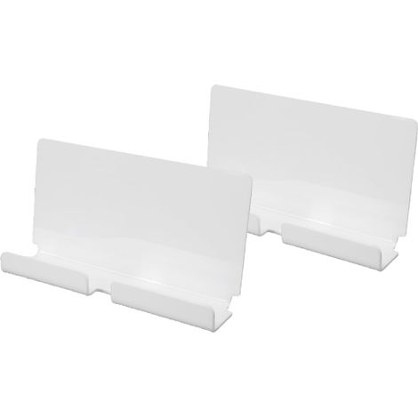 Lot de 2 Supports Muraux en Acrylique pour Tablette, Support Mural pour Smartphone, Lecteur électronique avec Port de Chargement, Organiseur de Câbles, Support Mural pour Cuisine, Chambre à (1/5)
