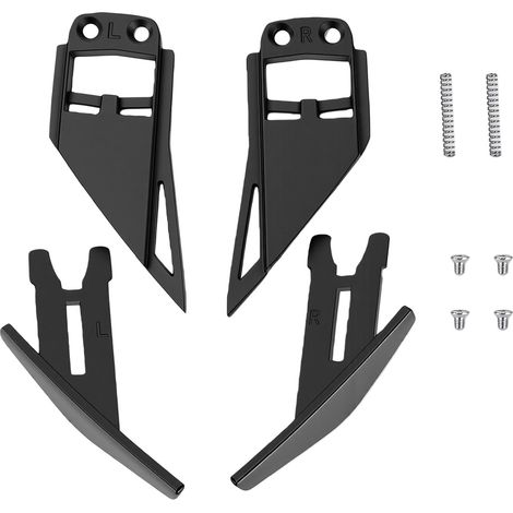 Base visière casque remplacement pour AGV Pista GP R RR corsa-r, plaque engrenage bouclier avec vis (1/5)