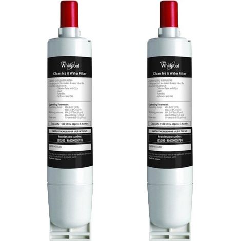 Lotto 2 cartucce filtri dell'acqua 002 - Frigorifero, congelatore - WHIRLPOOL - 1015453662894924359