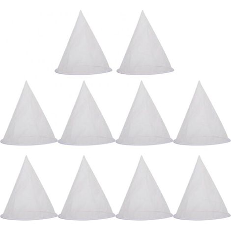 Lot de 10 filtres à miel pour apiculture, sacs en maille pour outils d'extraction du miel (1/4)