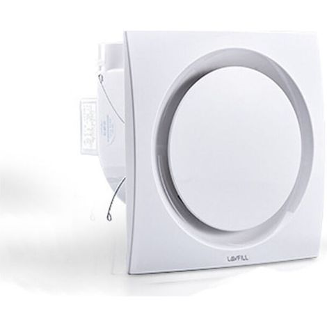 Abluftventilator, Deckenventilator, Deckenventilator für Bad, Küche, Dachboden, Fenster, Garage, 10", 30 W, 228 mm Öffnung