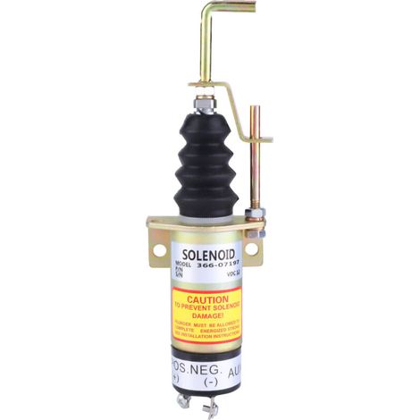 Électrovanne d'arrêt de carburant 366 – 07197 SA-3405T pour générateur électrique 12V (1/5)