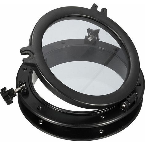 Hublot ouvrant rond 10 pouces – Verre trempé 4mm – Construction ABS anti-corrosif – Pour bateaux et camping-cars (1/5)