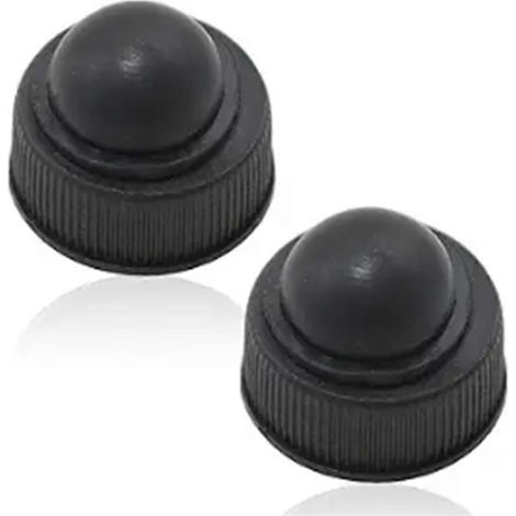2 bouchons de remplissage d'huile pour chaîne de tronçonneuse 631-04381, compatibles avec les tronçonneuses sur perche électriques (références 107512-01 et 079084-01). (1/5)