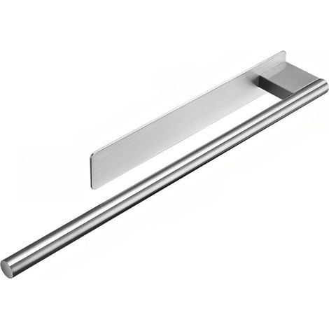 Toallero - Soporte para toallas de baño - 39 cm - Barra para toallas autoadhesiva - Acero inoxidable - No requiere perforación - Estante para ducha - Organizador de baño moderno (1/5)