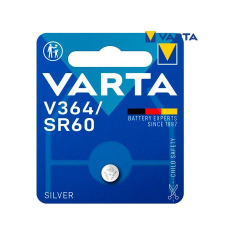 Micro pila de botón Varta sr60 - v364 1.55v blíster 1 unid ø6.8x2.15mm