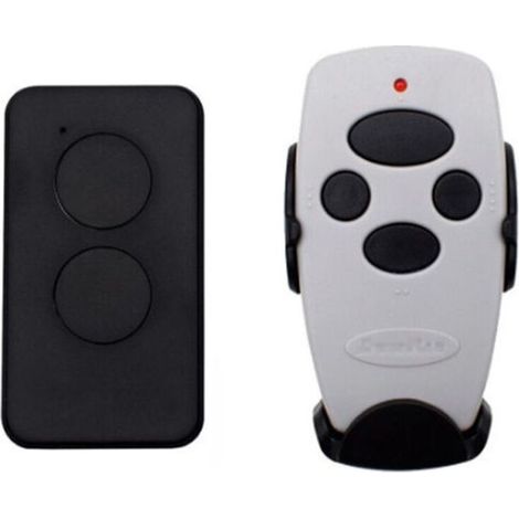 Télécommande d'ouvre-Porte de Garage - Télécommande sans Fil Longue portée Télécommande Universelle Stable avec Conception de Boutons Multifonctions pour Porte de Garage, Portail, sécurité 2PCS