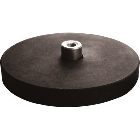 Jeu de 2 aimants plats avec manchon taraudé, Néodyme,⌀: 43 mm 2 pièces