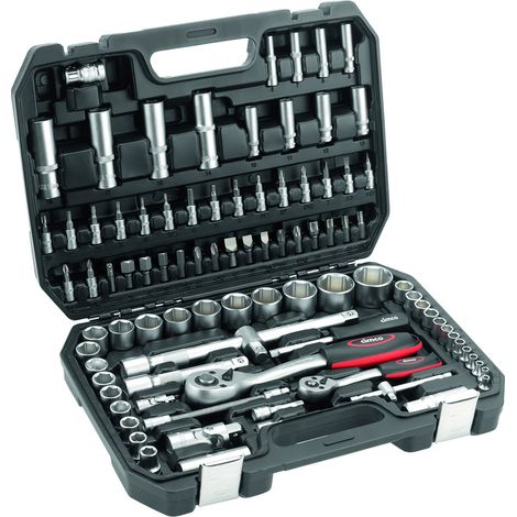 Cimco Set de clé + douilles acier chrome-vanadium 96 pièces