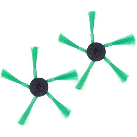Lot de 2 brosses latérales de rechange compatibles avec l'aspirateur robot Vorwerk VR200 (1/5)