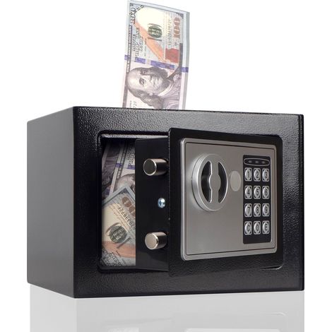 Coffre-Fort Épargne Métallique Grand Format pour Adultes – Serrure à Mot de Passe, Tirelire pour Garçons et Filles, Idéal pour Économiser pour Voyage de Lune de Miel, Fonds d'Études, Fonds Voiture & C (1/5)