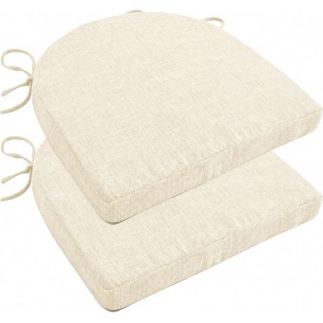 2er Set Sitzkissen Outdoor, Wasserdicht Stuhlkissen Sitzpolster 40x40cm (1/5)