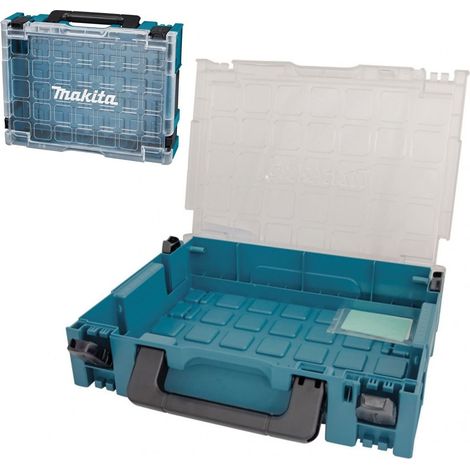 Makita 191X84-4 Clear Lid MAKPAC Tool Case Stacking Organiser Tool Box Divider (1/5)