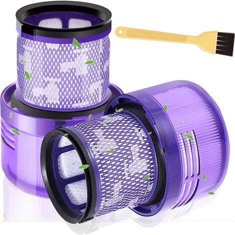 2 Pièces - Filtre Aspirateur - Accessoire Dyson V11 - Lavable Et Réutilisable - Pour V11 Absolute Animal Total Clean SV14 - Bleu - 12x8cm (1/5)