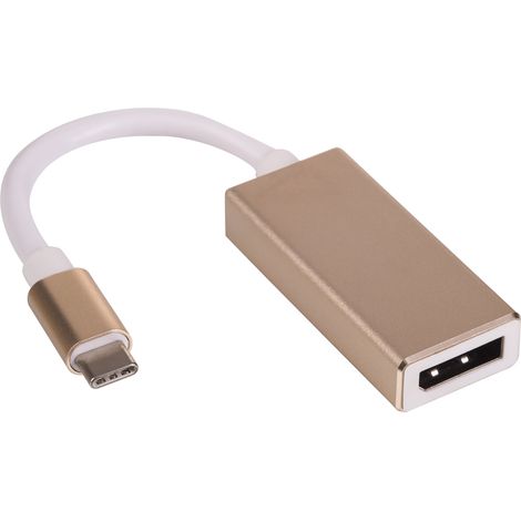 Adaptador convertidor DisplayPort USB C 3.1 Akyga AK-AD-56 para MacBook DP 4K, cable de 15 cm. (1/3)