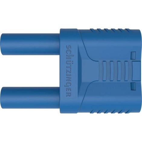 Schützinger SKURZ 6100 / 19-4 IG 2MB Ni / BL Spina di sicurezza cortocircuito Blu 1 pz.