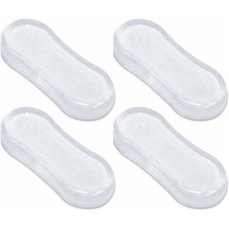 Tampons Abattant WC,Patins Pour Abattant De Toilette,Pare-chocs Siège Toilette Universels,Silencieux évitement De Collision Tampon Abattant WC Avec Adhésif Puissant Remplacement Coussinets Protection (1/5)