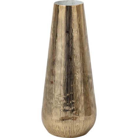 Vase Ligné en Métal "Adela" 48cm Doré (1/4)