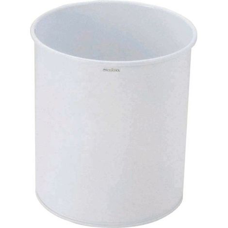 Cesto de papel de acero epoxi 15 L - Negro - Dimensiones 270 x 300 mm
