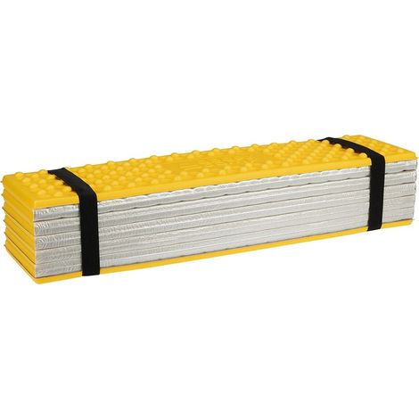 Alfombrilla aislante plegable de XPE/plata para colchón de aire o esterilla de dormir. (1/5)