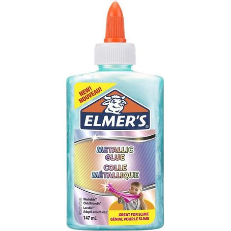 Pegamento para manualidades elmers verde azulado metÁlico verde azulado 147ml (1/2)