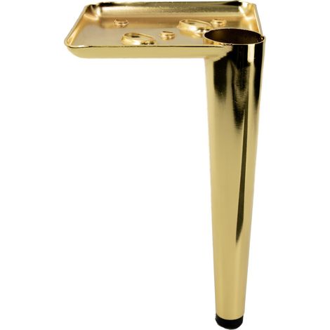 Möbelfuß Pin gold chrom Höhe 17 cm (1/5)