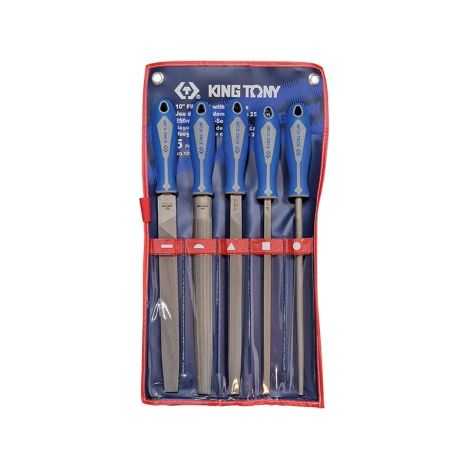 KING TONY - Jeu de 5 limes de 250mm
