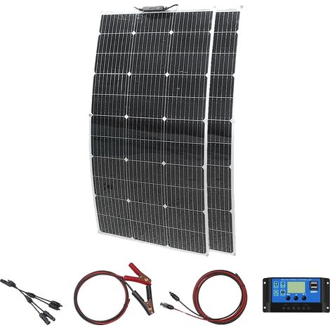 Solarpanel, flexibles Design, hohe Effizienz, 200w Solarpanel-Kit (1/2)