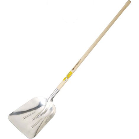 OUTILS PERRIN Pelle à neige extra creuse alu manche pomme 1,20 m, outil pour le déneigement et agricole (1/6)