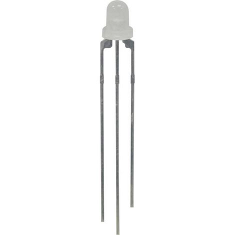 Kingbright L-115VGYW LED multicolore vert, jaune rond 3 mm 30 mcd, 24 mcd 60 ° 24 mA 2.2 V, 2.1 V A203112 (1/2)