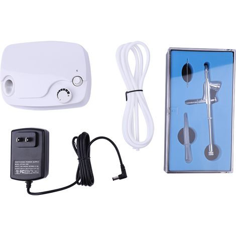 Kit de compresseur mini portable 100-240V pour aérographe, machine à colorer gâteaux et biscuits (1/5)