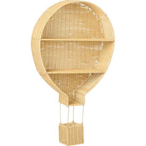 Étagère Murale Montgolfière "Porfirio" 100cm Naturel (1/5)