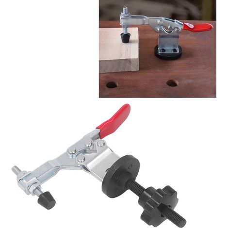 Serre-joint rapide, serre-joint pour le travail du bois, fixation de bureau, serre-joint pour la fixation de planches de bois, serre-joint de serrage (1/5)