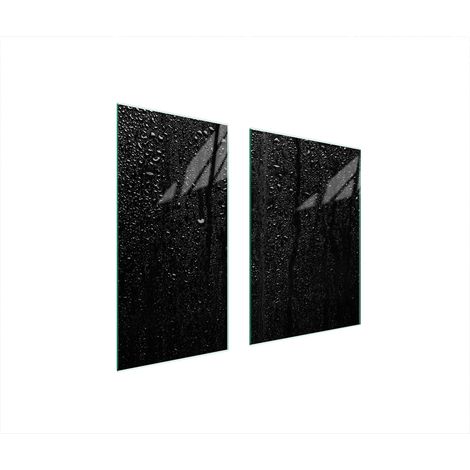 TABLERO PROTECTOR DE VIDRIO 75x52 NEGRO (1/5)