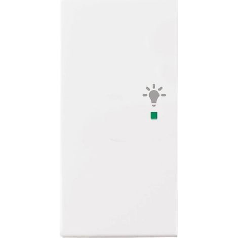 Bascule double avec symbole ’’lumière’’ gauche studio blanc