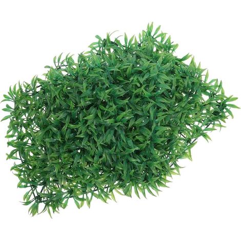 Lot de 4 panneaux de gazon artificiel pour murs – Tapis de verdure murale, décoration murale intérieure et extérieure, jardin, balcon, fond végétal (1/5)