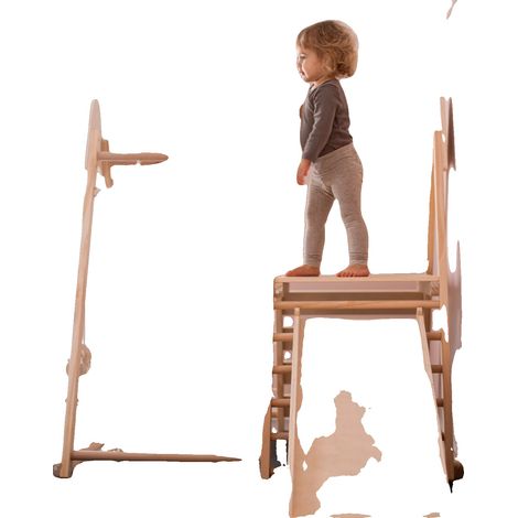 Ensemble d'escalade, toboggan, balançoire, XXL (1/5)