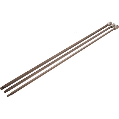 Bgs Juego de dados profesional cromado 3 piezas 800 mm