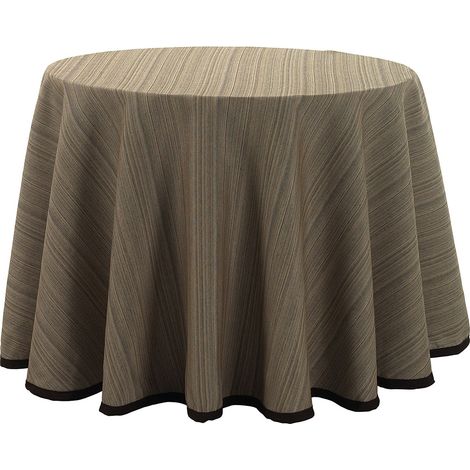 Nappe pour Table Ronde de 80 Beige (1/5)