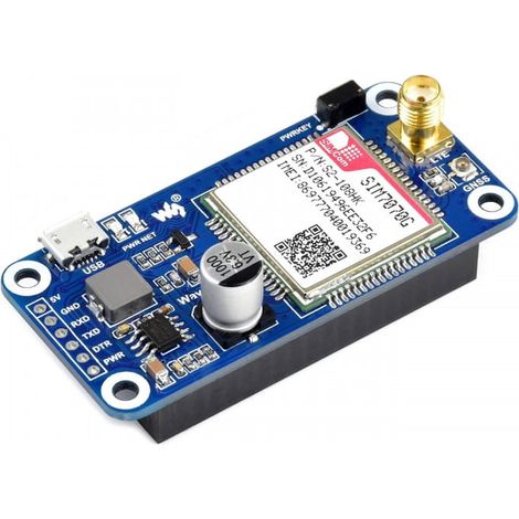 HAT per Raspberry Pi con SIM7070G NB-IoT / Cat-M / gprs / gnss HAT (1/5)