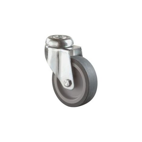 Ruedecilla 75mm LgG2 Rueda caucho