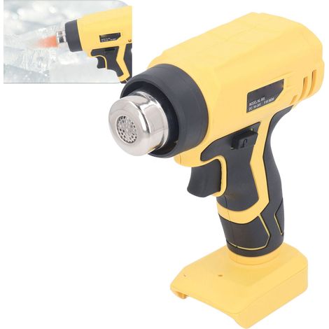 Pistolet à air chaud NL-605 400 °C pour usage domestique, 360 W, sans fil, avec quatre embouts. Idéal pour les loisirs créatifs, le thermorétractable, la résine et la décoration. Compatible avec les b (1/5)